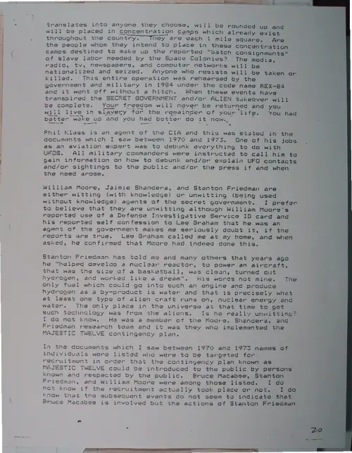 First page of Wilbert Smith Archives Files Box 1131 03 1131-03-p188