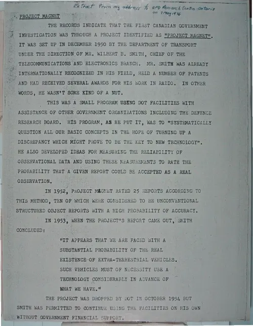 First page of Wilbert Smith Archives Files Box 1131 10 1131-10-p039