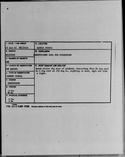First page of 1953.11 - 6778710 - SAUDIA ARABIA