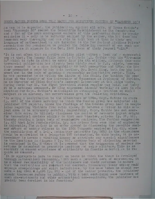 First page of Wilbert Smith Archives Files Box 1131 19 1131-19-p148