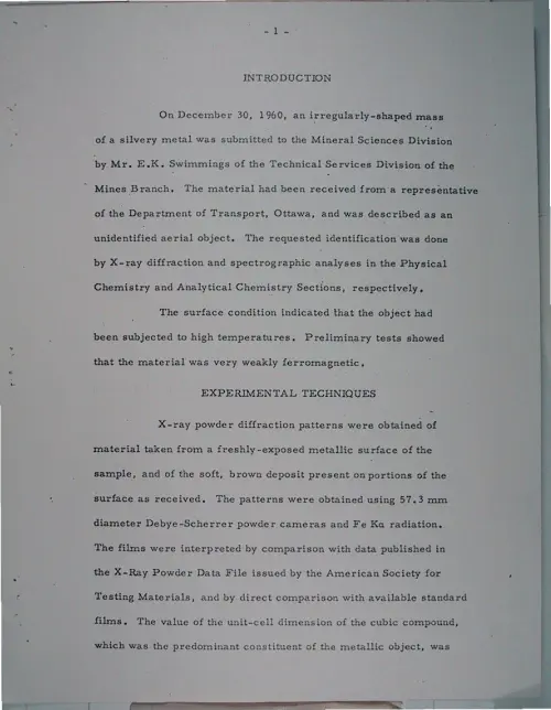 First page of Wilbert Smith Archives Files Box 1131 19 1131-19-p258