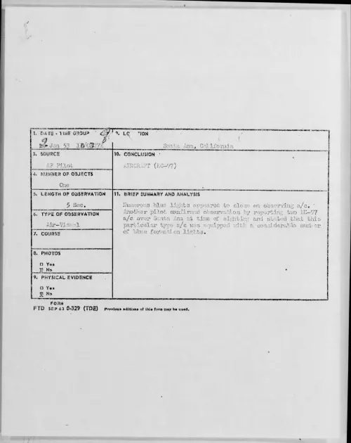 First page of 1953.01 - 9544088 - Santa Ana, California
