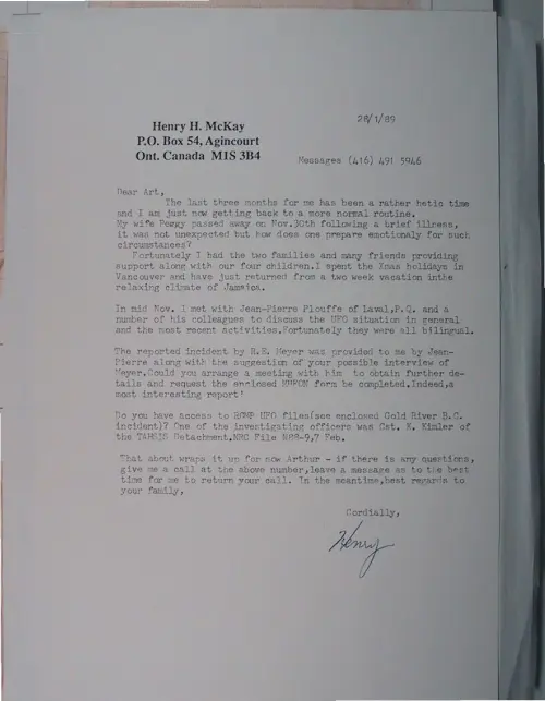 First page of Wilbert Smith Archives Files Box 1131 01 1131-01-p003