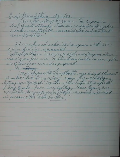 First page of Wilbert Smith Archives Files Box 1130 09 1130-09-p043