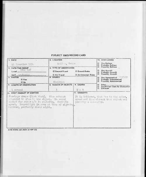 First page of 1954.12 - 6963860 - Dallas, Texas