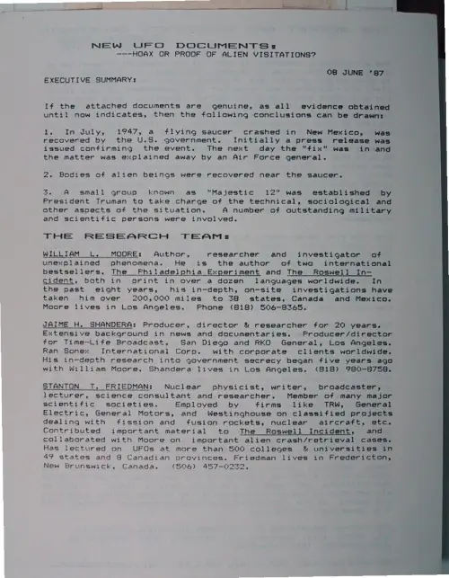 First page of Wilbert Smith Archives Files Box 1131 02 1131-02-p176