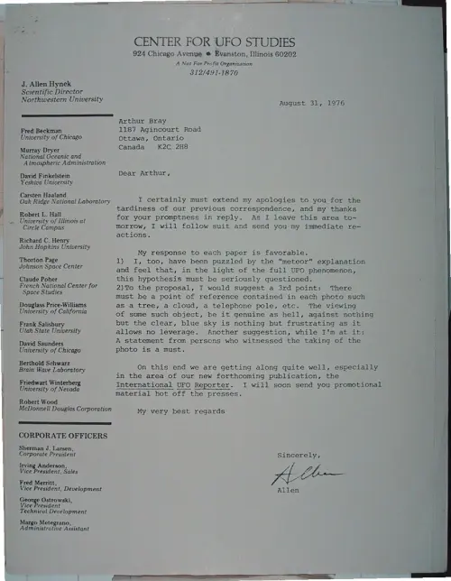 First page of Wilbert Smith Archives Files Box 1131 17 1131-17-p016