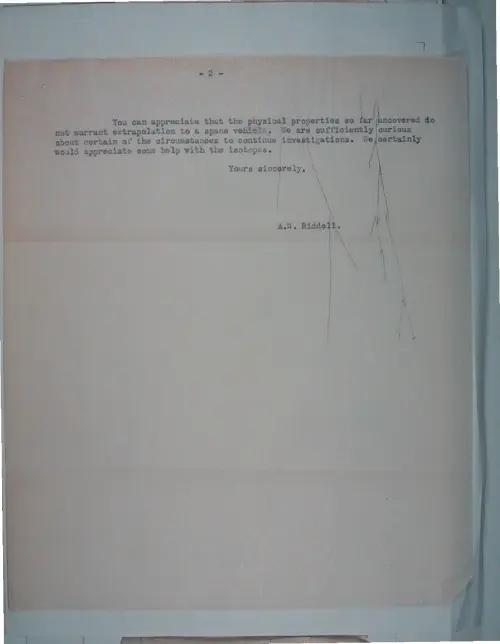 First page of Wilbert Smith Archives Files Box 1131 19 1131-19-p239