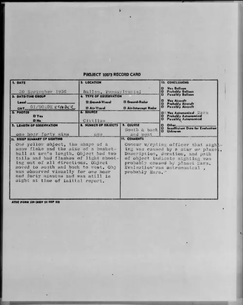First page of 1956.09 - 7071388 - Dallas, Pennsylvania