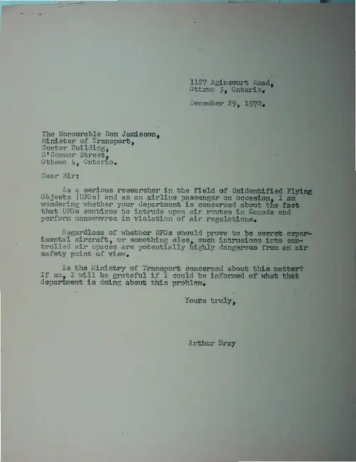 First page of Wilbert Smith Archives Files Box 1130 18 1130-18-p087