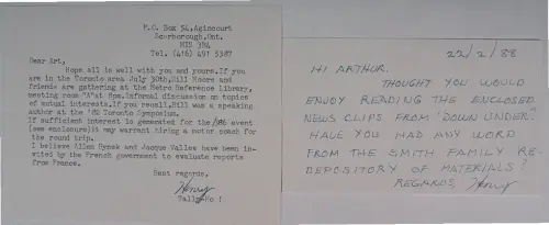 First page of Wilbert Smith Archives Files Box 1131 01 1131-01-p004