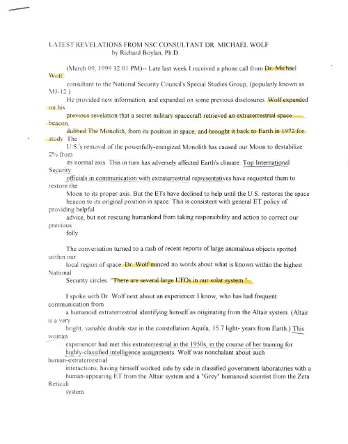 First page of Manitoba UFO polls