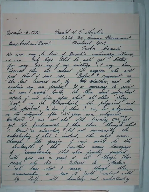 First page of Wilbert Smith Archives Files Box 1131 19 1131-19-p107