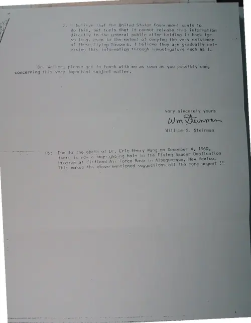 First page of Wilbert Smith Archives Files Box 1131 02 1131-02-p039