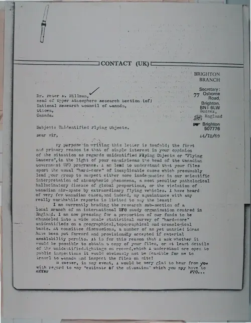First page of Wilbert Smith Archives Files Box 1131 06 1131-06-p057