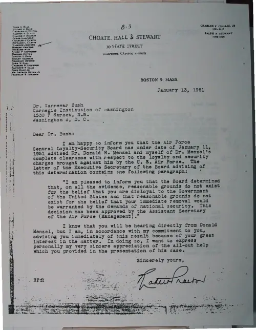 First page of Wilbert Smith Archives Files Box 1131 03 1131-03-p118