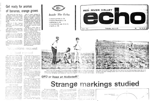 First page of Nate Enquirer Bob Pratt Ground Triangles