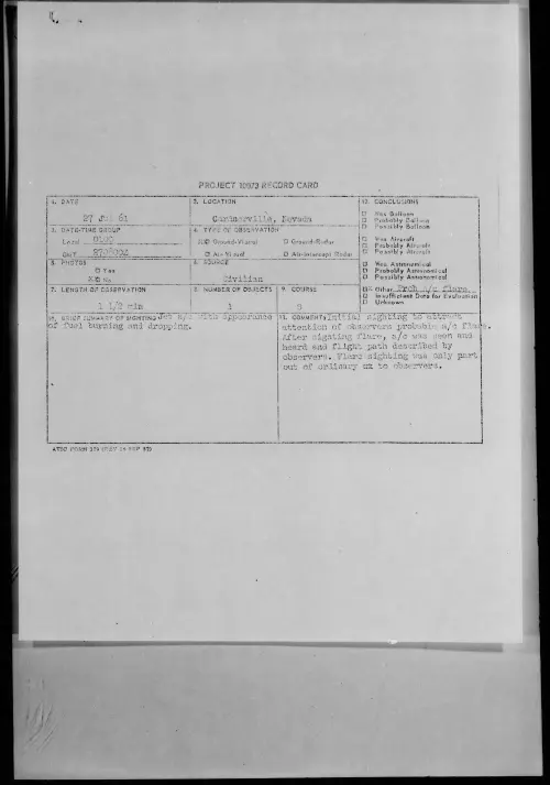 First page of 1961.07 - 8294968 - Gardnerville, Nevada
