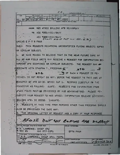 First page of Wilbert Smith Archives Files Box 1131 03 1131-03-p139