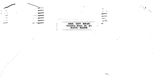 First page of Canada Smith Swan Correspondence