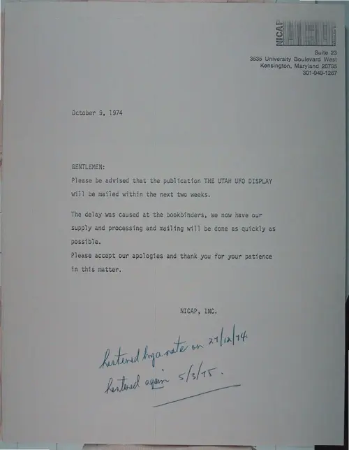 First page of Wilbert Smith Archives Files Box 1131 08 1131-08-p009