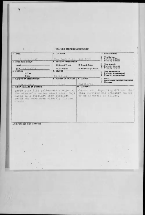 First page of 1957.07 - 6961655 - New York City, New York