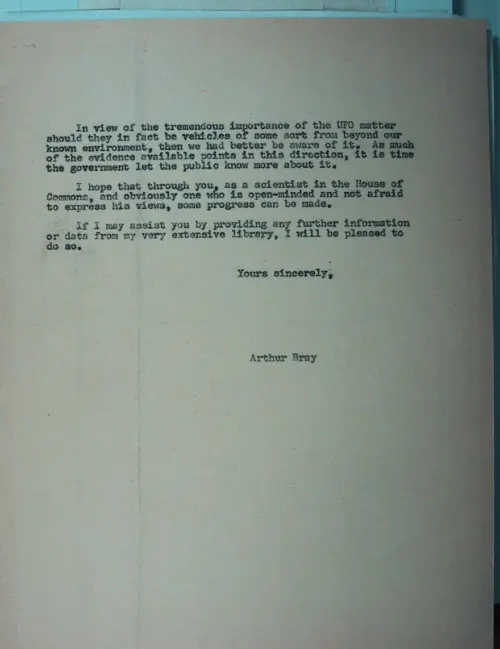 First page of Wilbert Smith Archives Files Box 1130 19 1130-19-p007