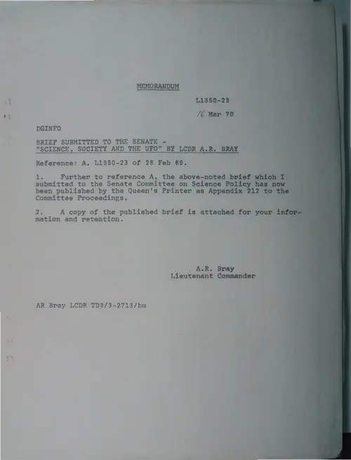 First page of Wilbert Smith Archives Files Box 1130 11 1130-11-p062