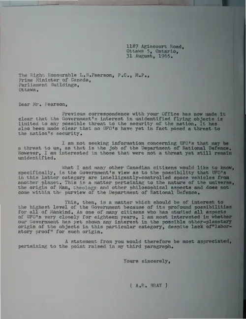 First page of Wilbert Smith Archives Files Box 1130 18 1130-18-p113