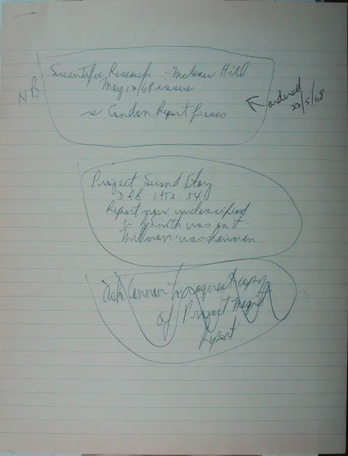 First page of Wilbert Smith Archives Files Box 1130 09 1130-09-p042