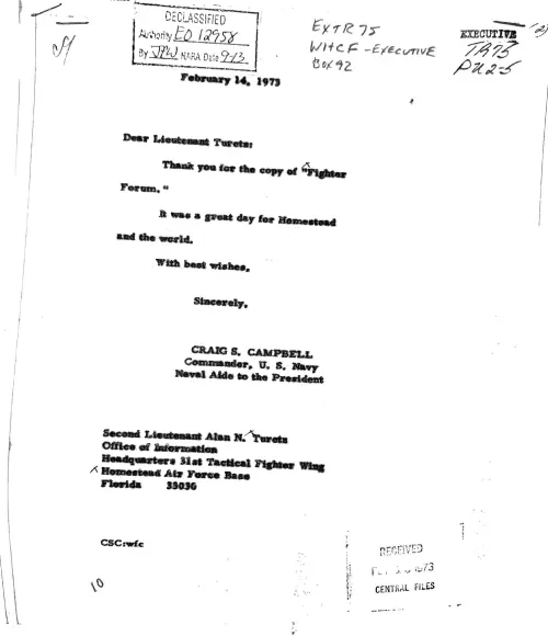 First page of Nixon Nixon helicopter crash