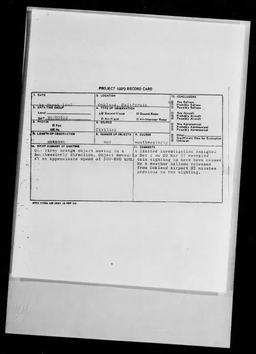 First page of 1957.03 - 6787484 - Oakland, California