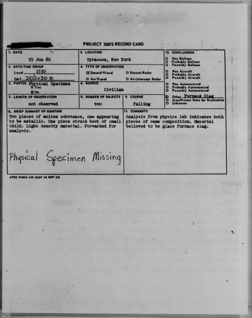 First page of 1960.06 - 7813841 - Syracuse, New York