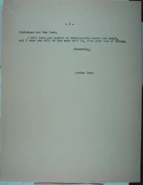 First page of Wilbert Smith Archives Files Box 1131 19 1131-19-p106