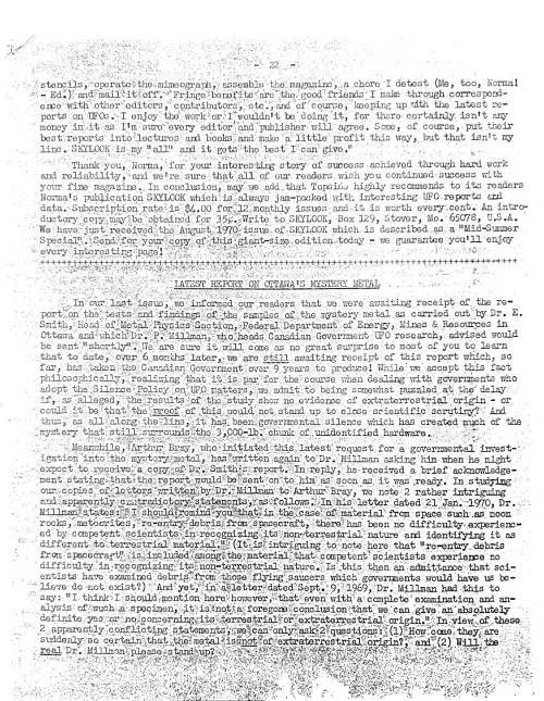 First page of Canada Canada Mystery Metal 2