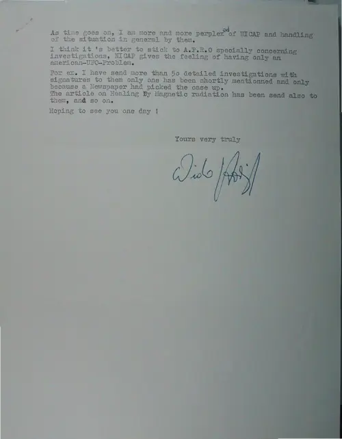 First page of Wilbert Smith Archives Files Box 1130 20 1130-20-p023