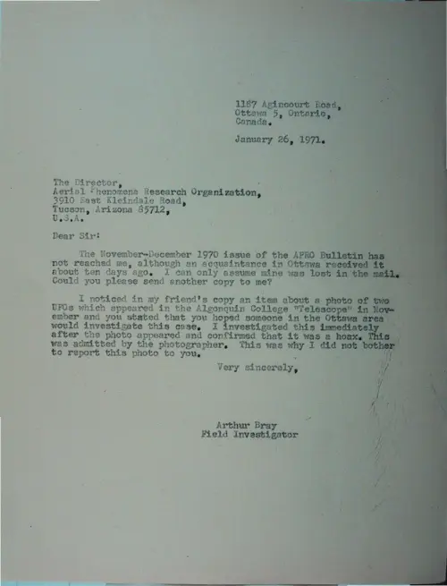 First page of Wilbert Smith Archives Files Box 1130 05 1130-05-p036
