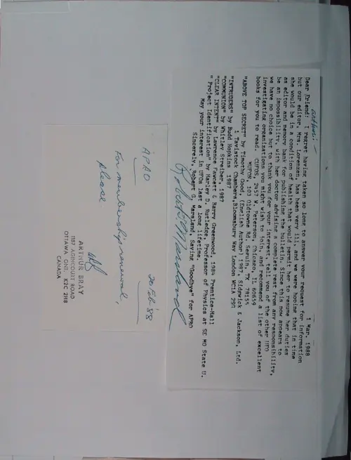 First page of Wilbert Smith Archives Files Box 1130 05 1130-05-p002