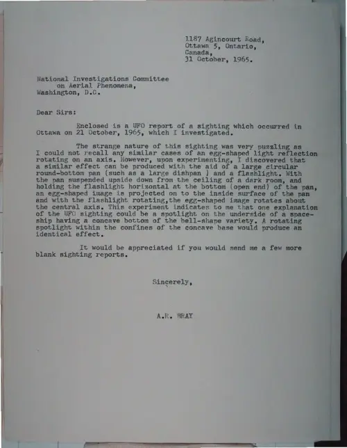 First page of Wilbert Smith Archives Files Box 1131 08 1131-08-p027