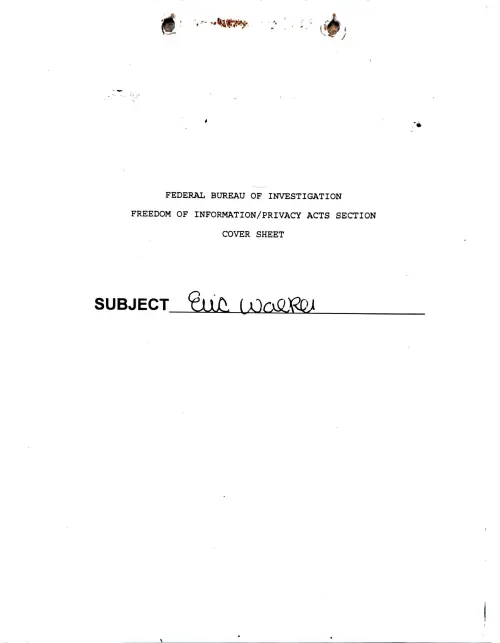 First page of Dr. Eric Walker Dr. Eric Walker 3