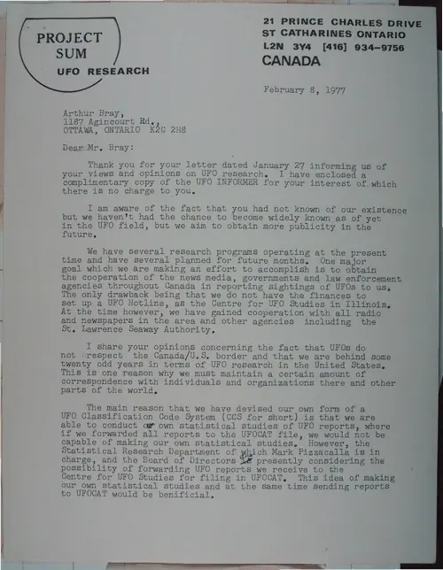 First page of Wilbert Smith Archives Files Box 1131 12 1131-12-p007