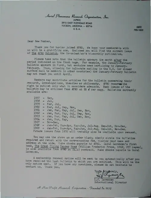 First page of Wilbert Smith Archives Files Box 1130 05 1130-05-p053