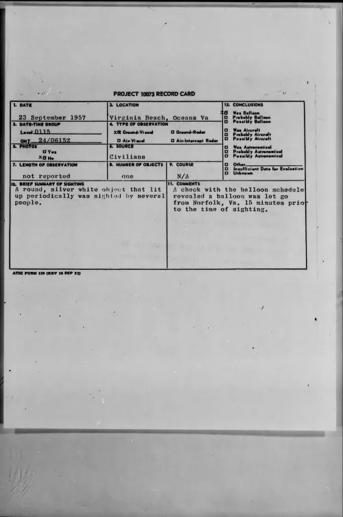 First page of 1957.09 - 6968829 - Virginia Beach, Oceana Va