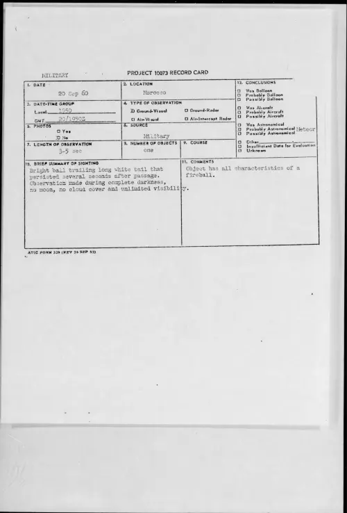 First page of 1960.09 - 8229947 - Morocco