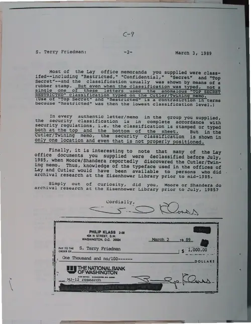 First page of Wilbert Smith Archives Files Box 1131 03 1131-03-p130