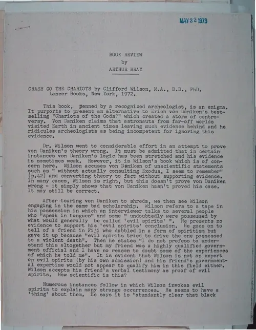 First page of Wilbert Smith Archives Files Box 1131 07 1131-07-p004