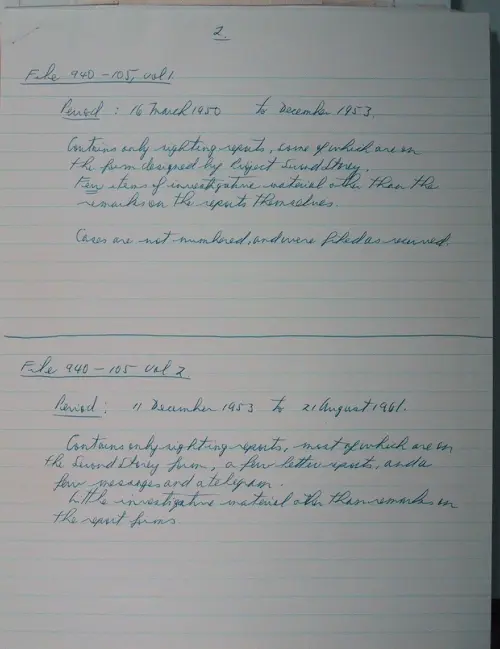 First page of Wilbert Smith Archives Files Box 1130 18 1130-18-p048