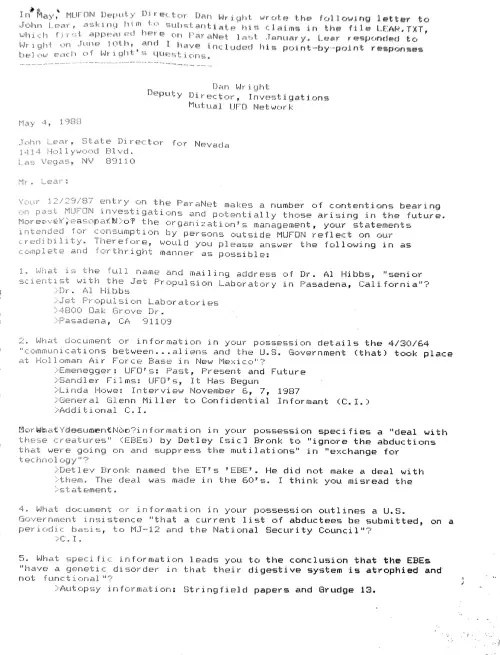 First page of Early internet rumors and discussions 7