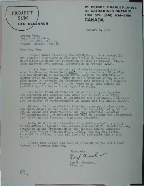 First page of Wilbert Smith Archives Files Box 1131 12 1131-12-p011