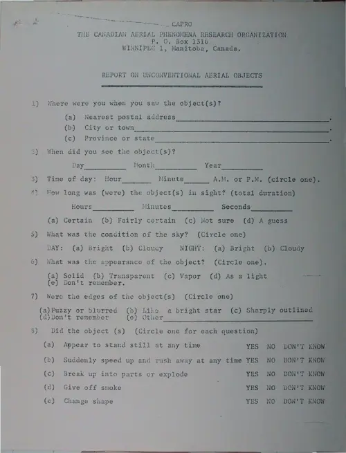 First page of Wilbert Smith Archives Files Box 1130 09 1130-09-p064